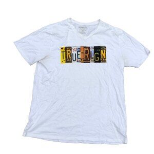 Vintage True Religion Shirt Plate Short Sleeve Crew XXL